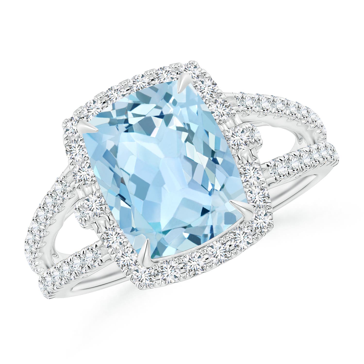 AAA - Aquamarine / 3.03 CT / 14 KT White Gold