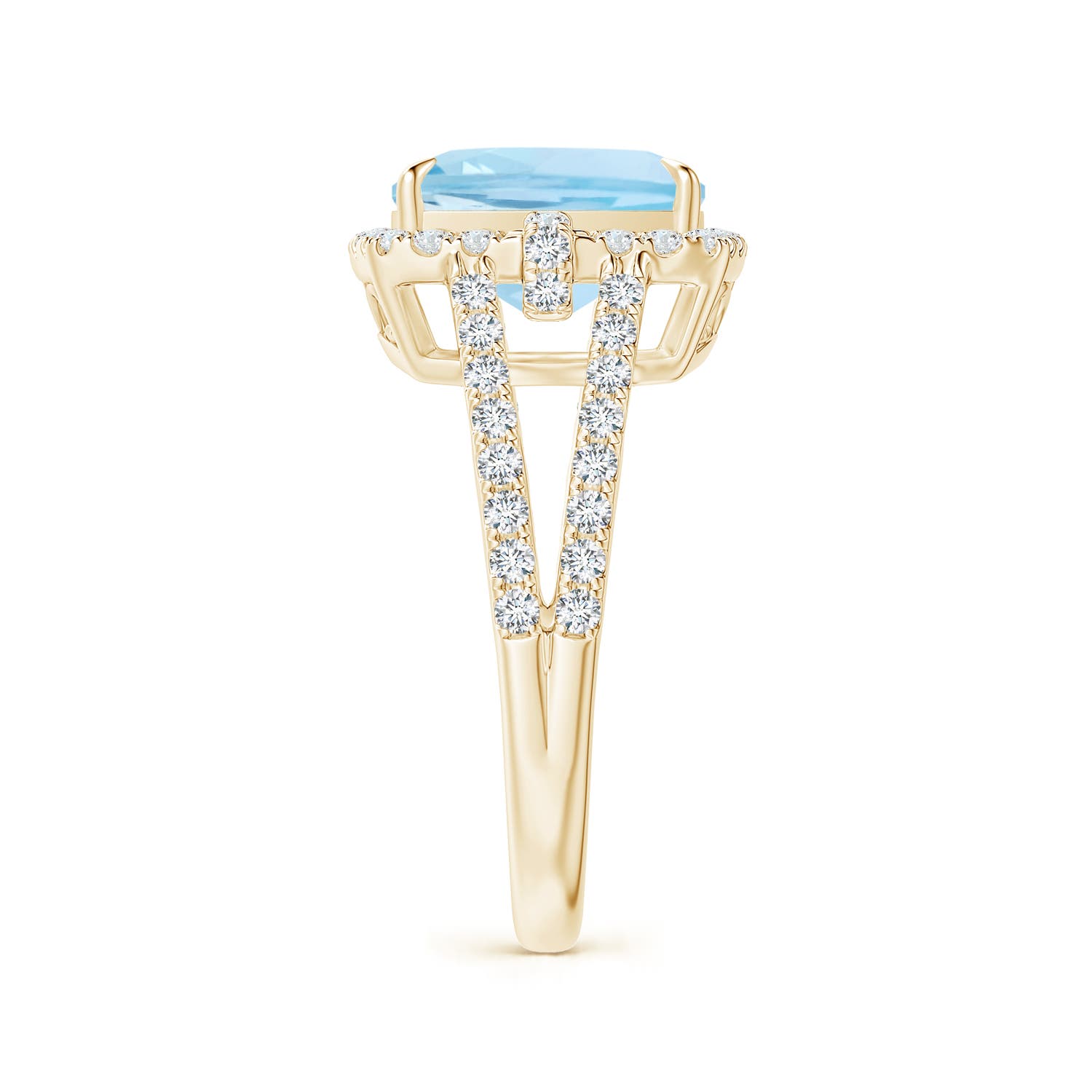 AAA - Aquamarine / 3.03 CT / 14 KT Yellow Gold