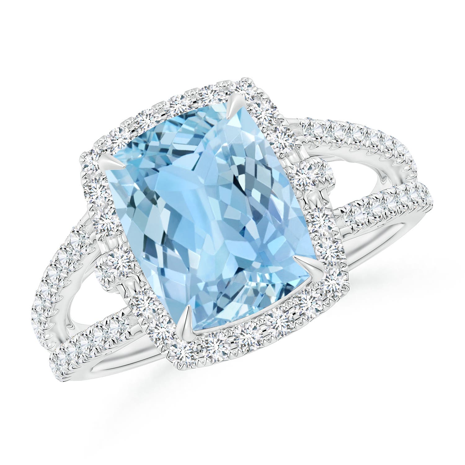 AAAA - Aquamarine / 3.03 CT / 14 KT White Gold