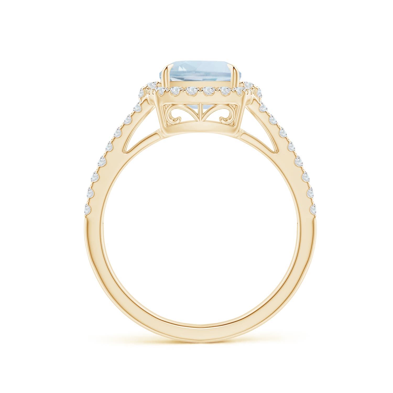 A - Aquamarine / 2.31 CT / 14 KT Yellow Gold