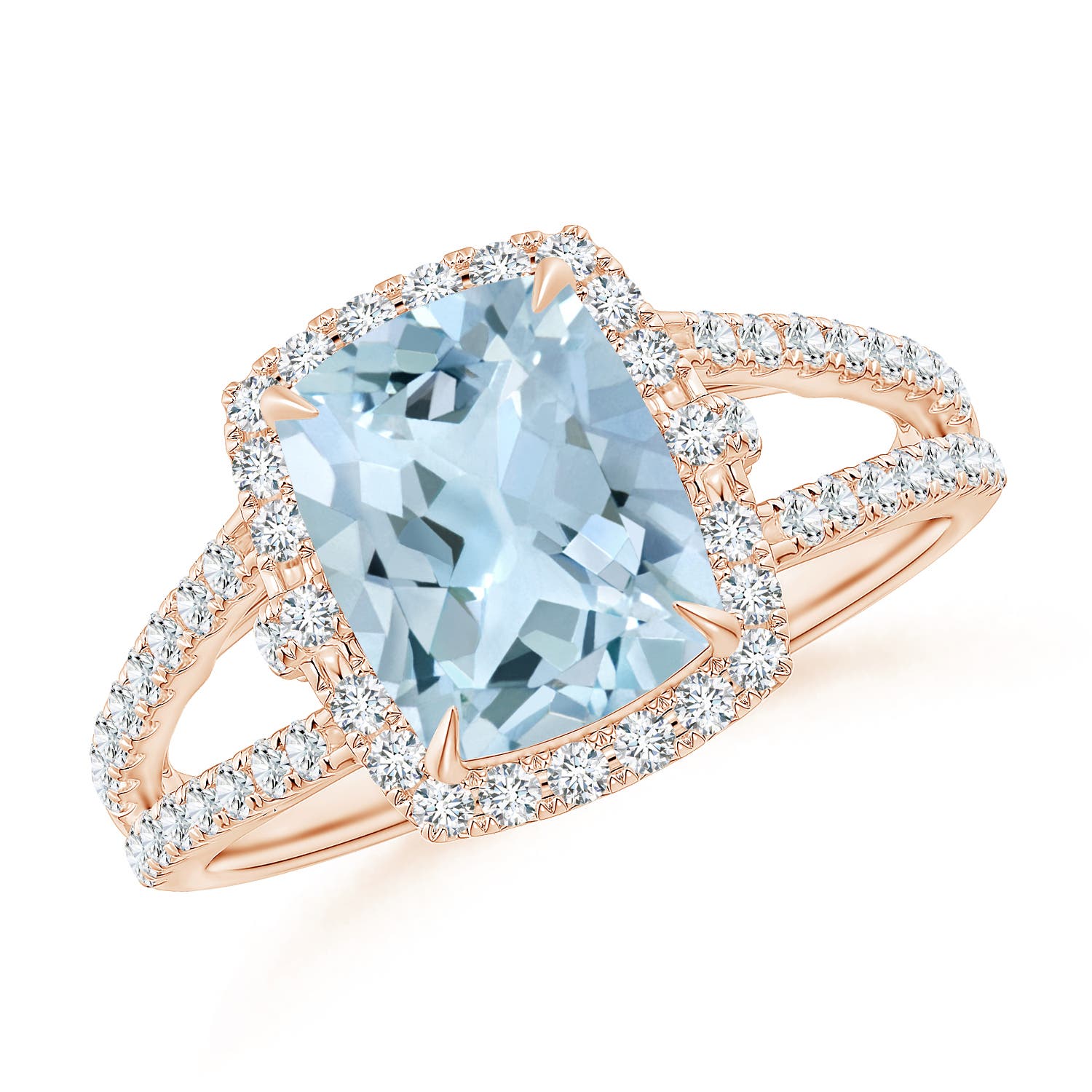 AA - Aquamarine / 2.31 CT / 14 KT Rose Gold