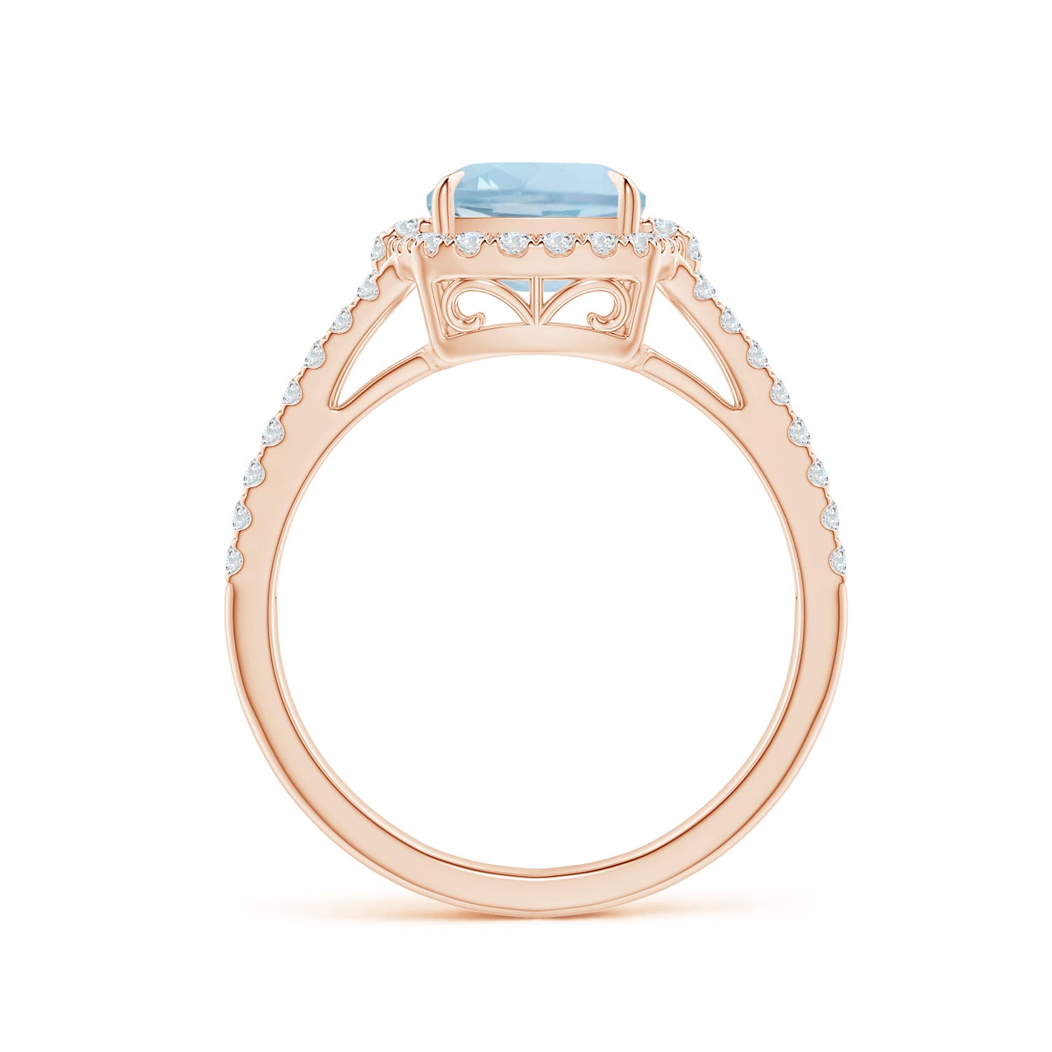 AA - Aquamarine / 2.31 CT / 14 KT Rose Gold