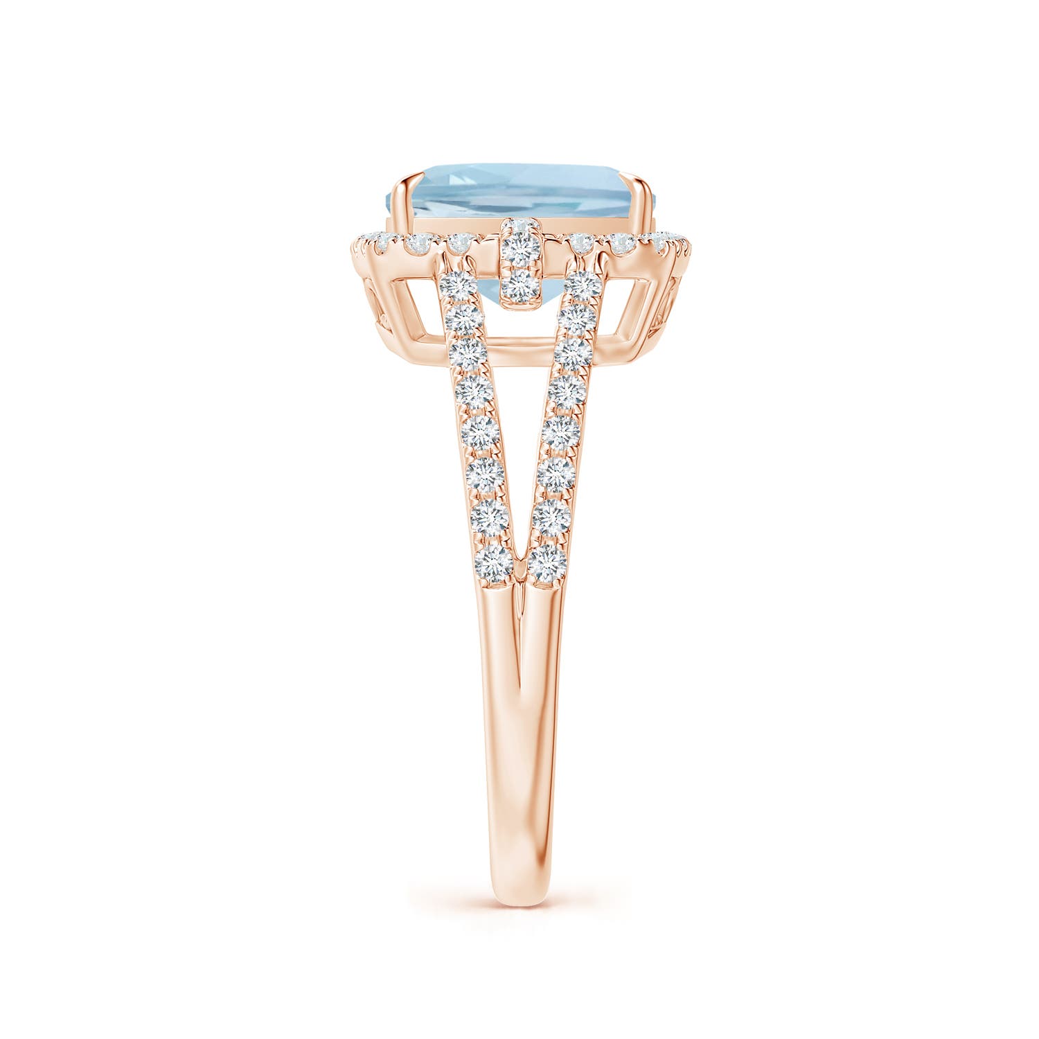 AA - Aquamarine / 2.31 CT / 14 KT Rose Gold