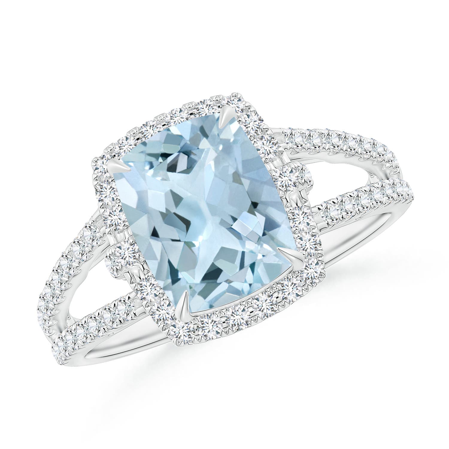 AA - Aquamarine / 2.31 CT / 14 KT White Gold