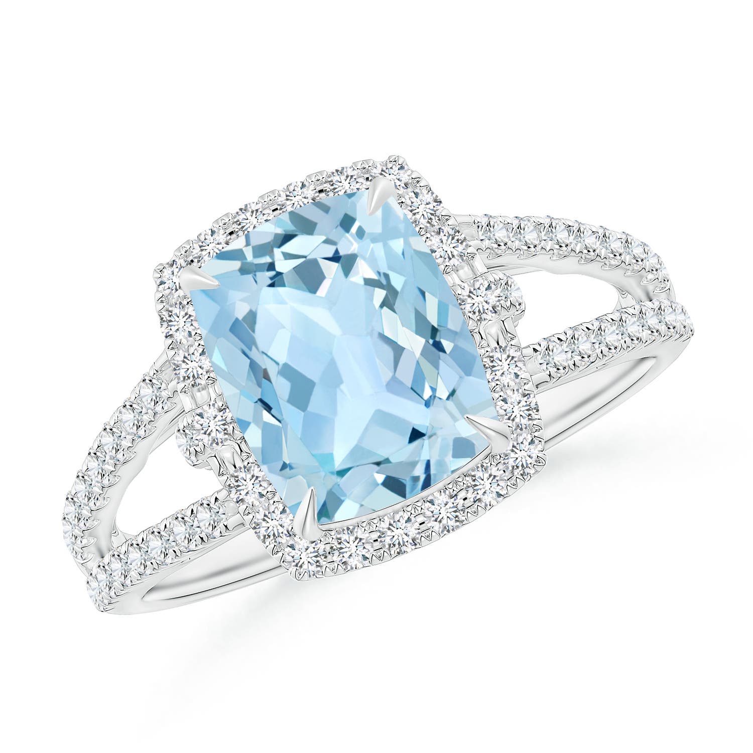 AAA - Aquamarine / 2.31 CT / 14 KT White Gold