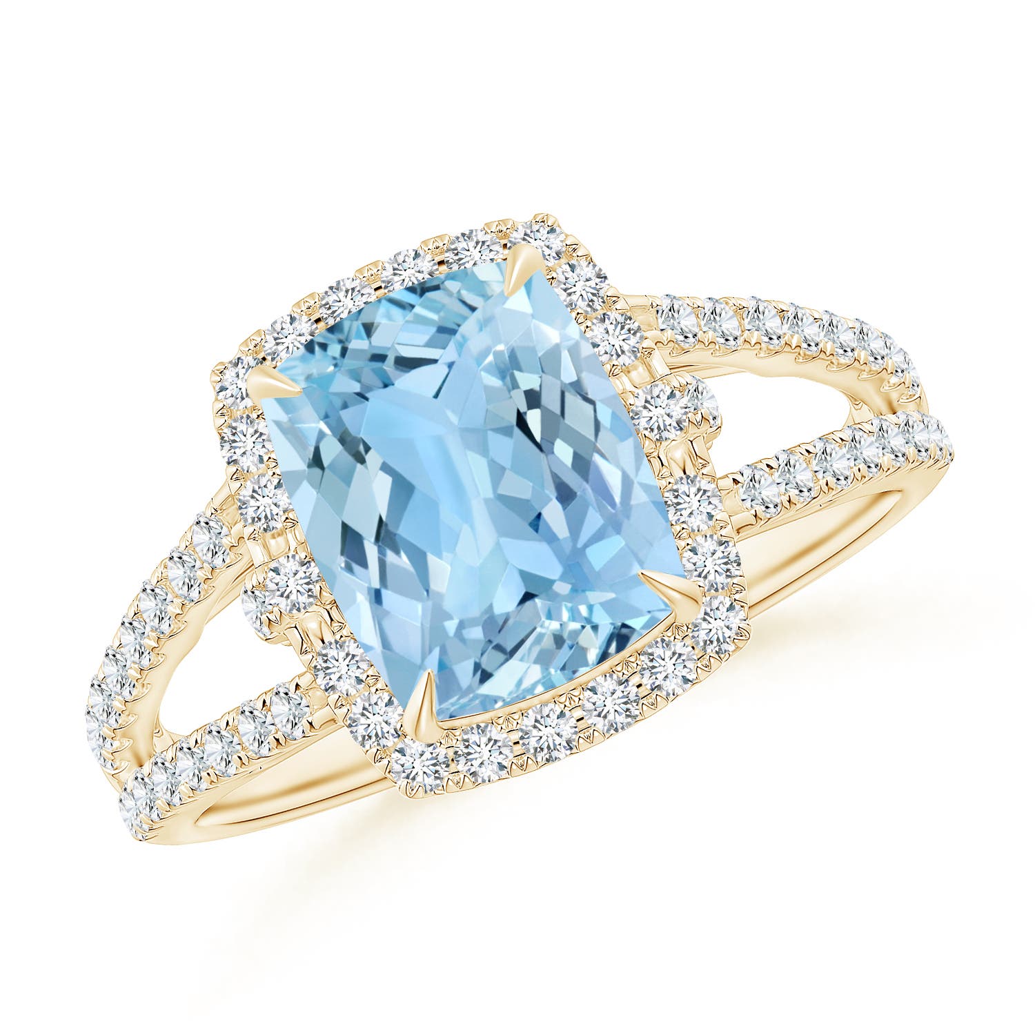 AAAA - Aquamarine / 2.31 CT / 14 KT Yellow Gold