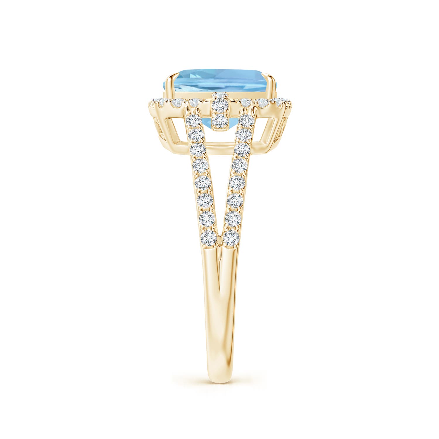 AAAA - Aquamarine / 2.31 CT / 14 KT Yellow Gold