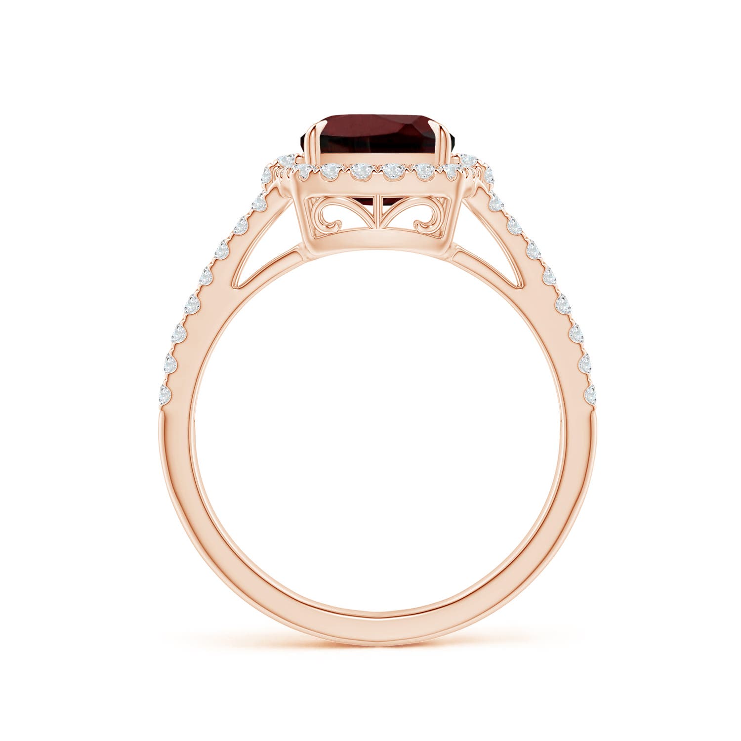 AA - Garnet / 3.36 CT / 14 KT Rose Gold