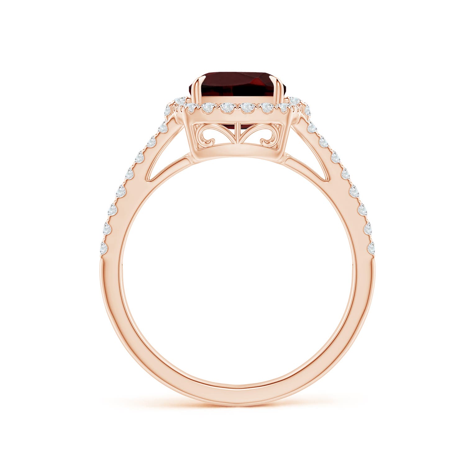 AAA - Garnet / 3.36 CT / 14 KT Rose Gold