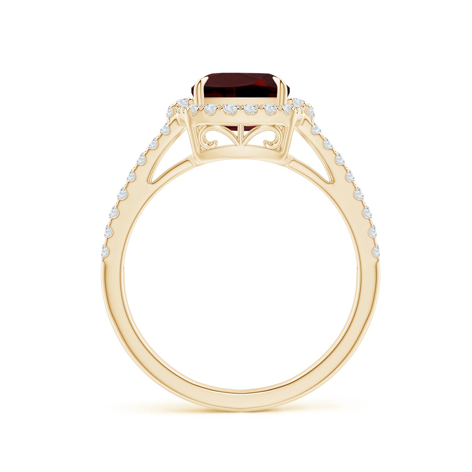 AAA - Garnet / 3.36 CT / 14 KT Yellow Gold