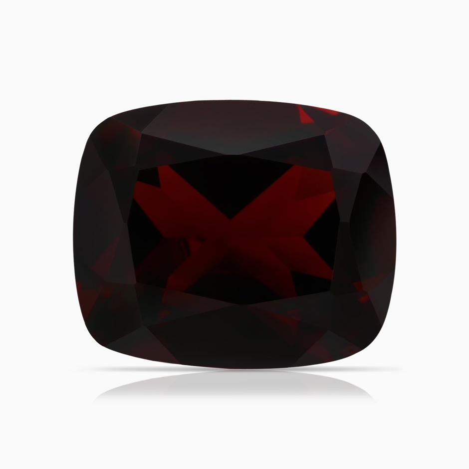 12.14x10.07x5.94mm AAA GIA Certified Rectangular Cushion Garnet Halo Ring in 18K White Gold side 699