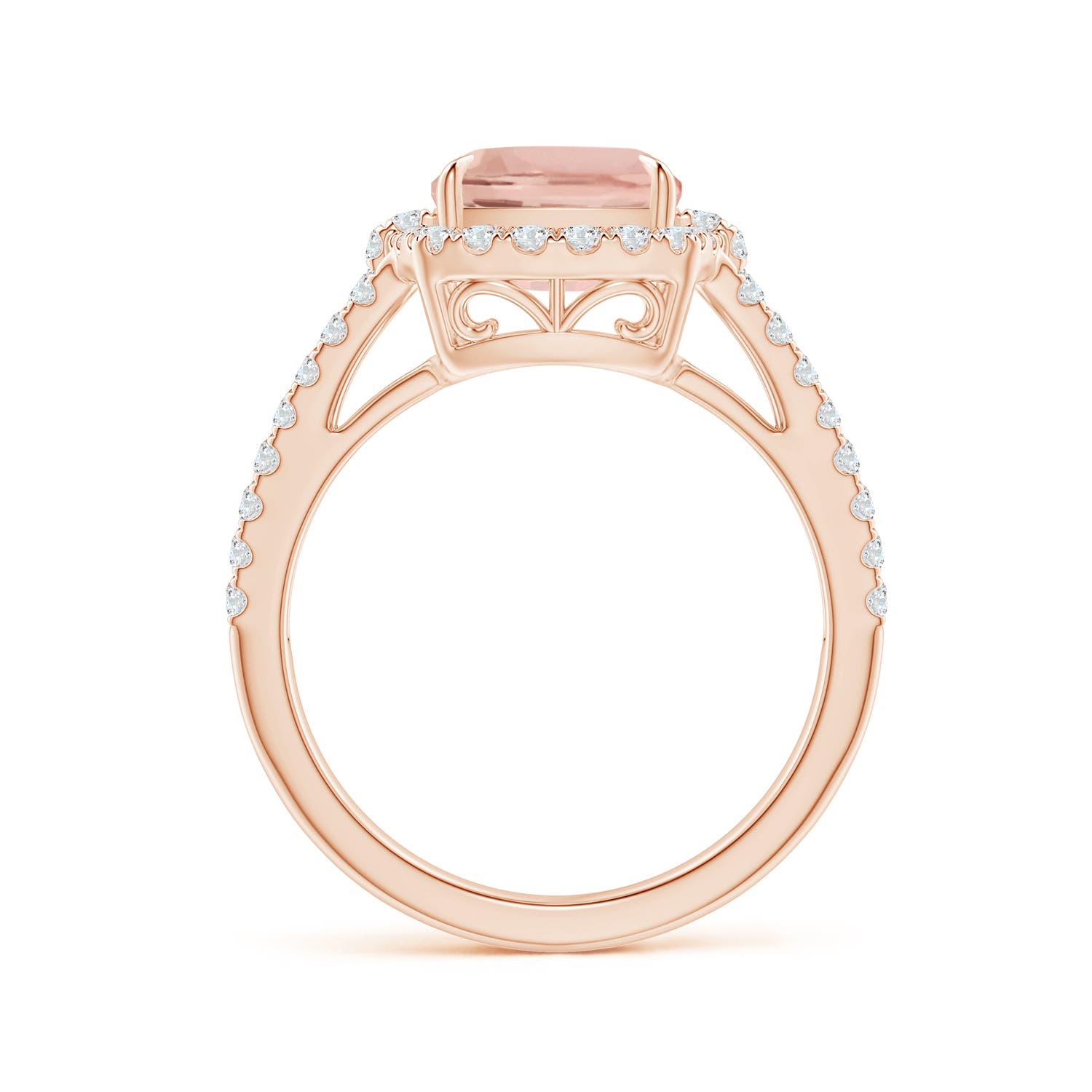 AAA - Morganite / 3.28 CT / 14 KT Rose Gold