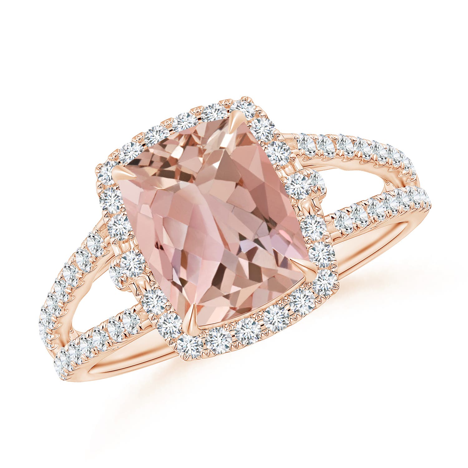 AAAA - Morganite / 2.26 CT / 14 KT Rose Gold