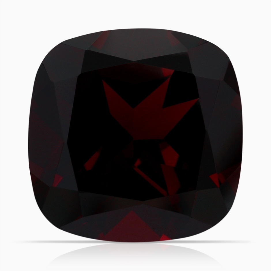 14.04x14.06x8.38mm AAAA GIA Certified Cushion Garnet Ring with Diamond Accents in Yellow Gold side 699