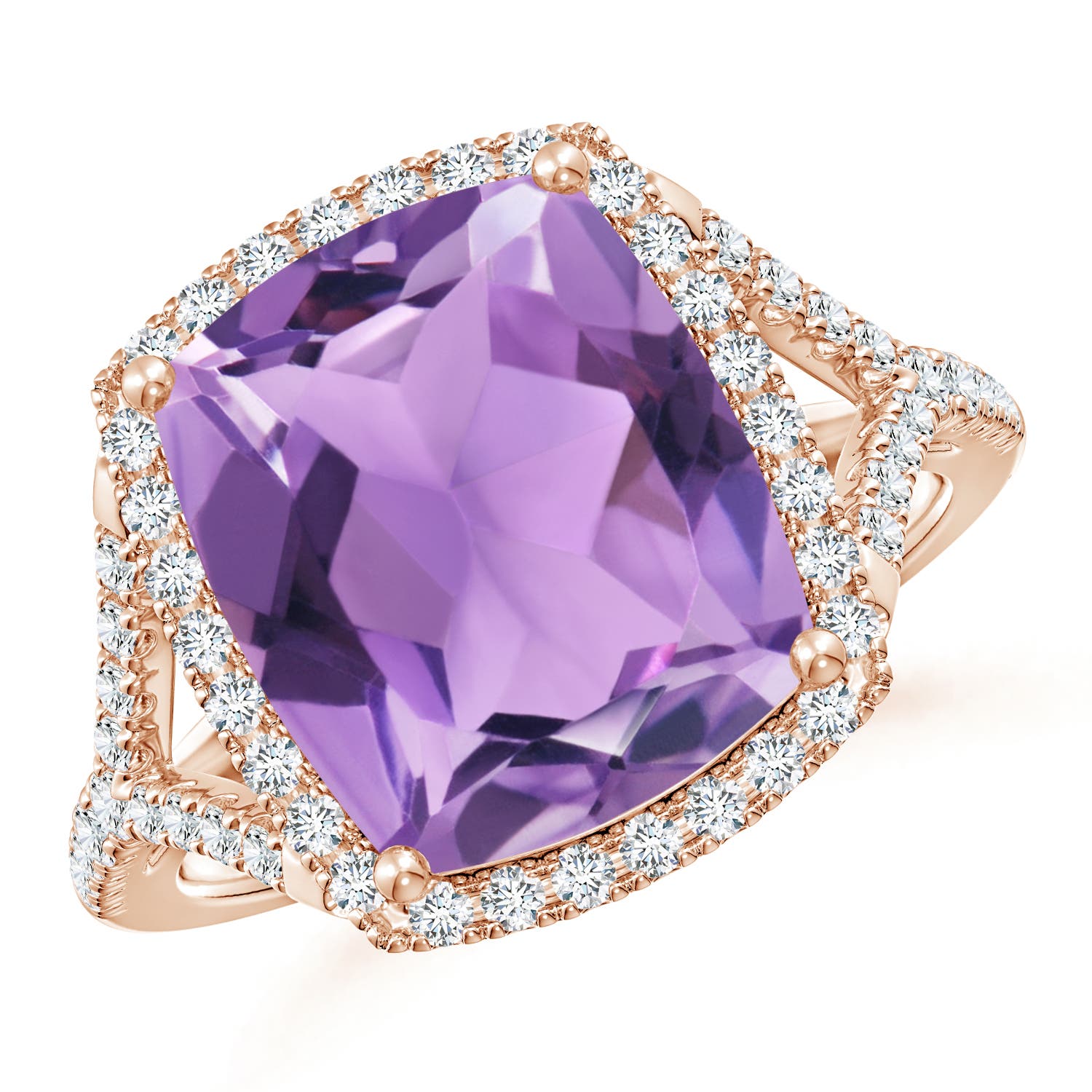 A - Amethyst / 5.07 CT / 14 KT Rose Gold