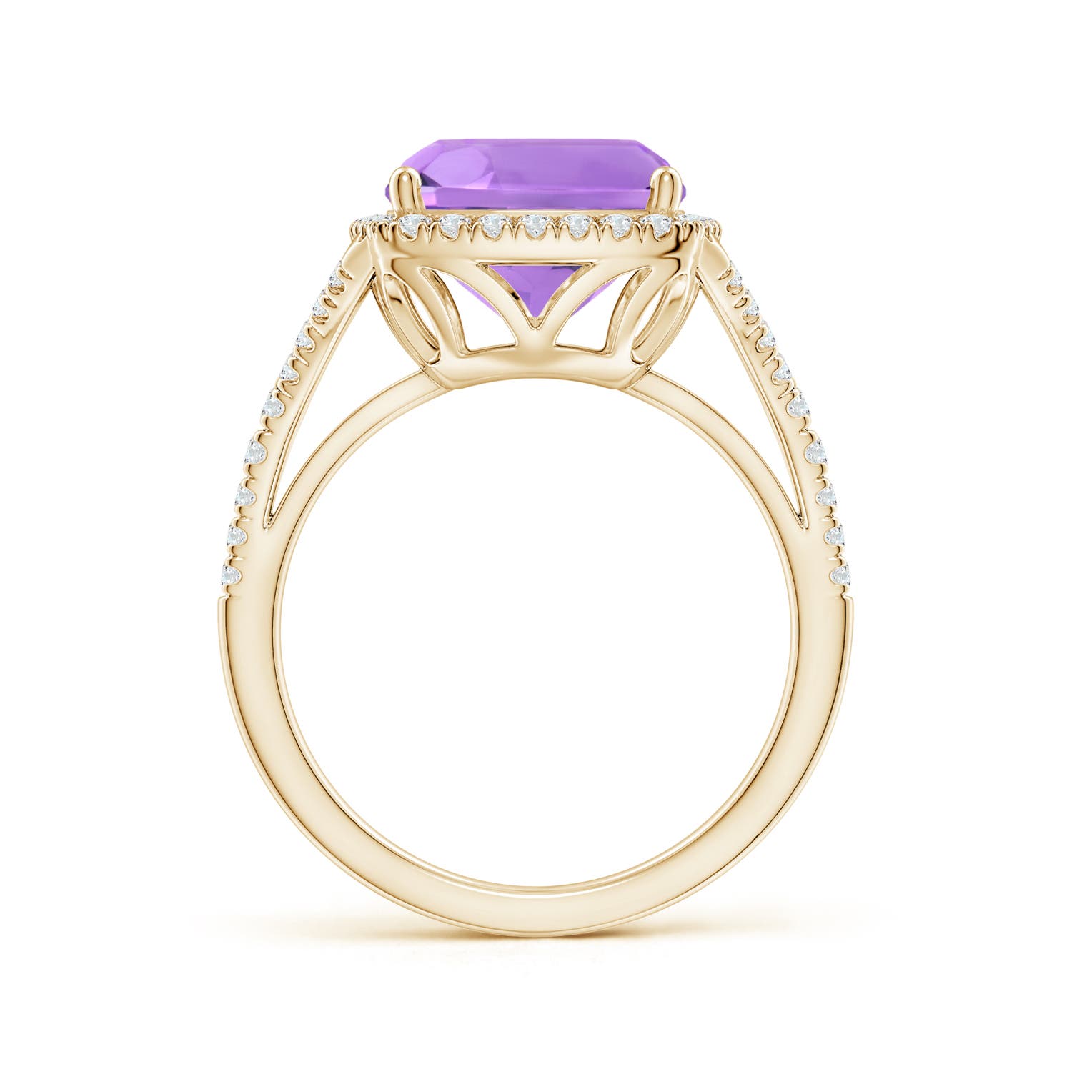 A - Amethyst / 5.07 CT / 14 KT Yellow Gold