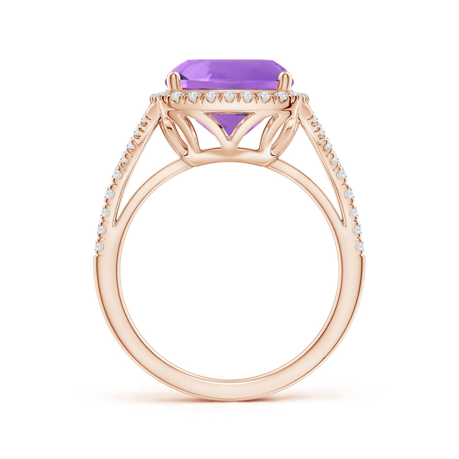 AA - Amethyst / 5.07 CT / 14 KT Rose Gold