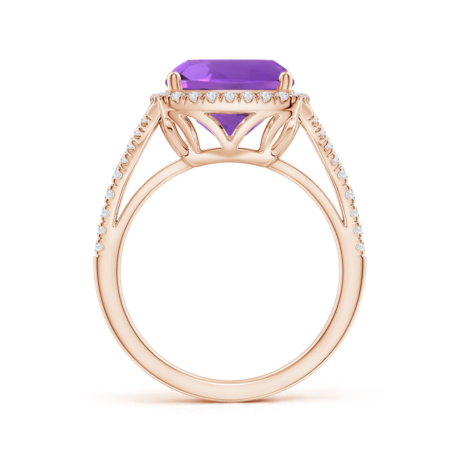 AAA - Amethyst / 5.07 CT / 14 KT Rose Gold