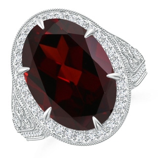 Oval A Garnet