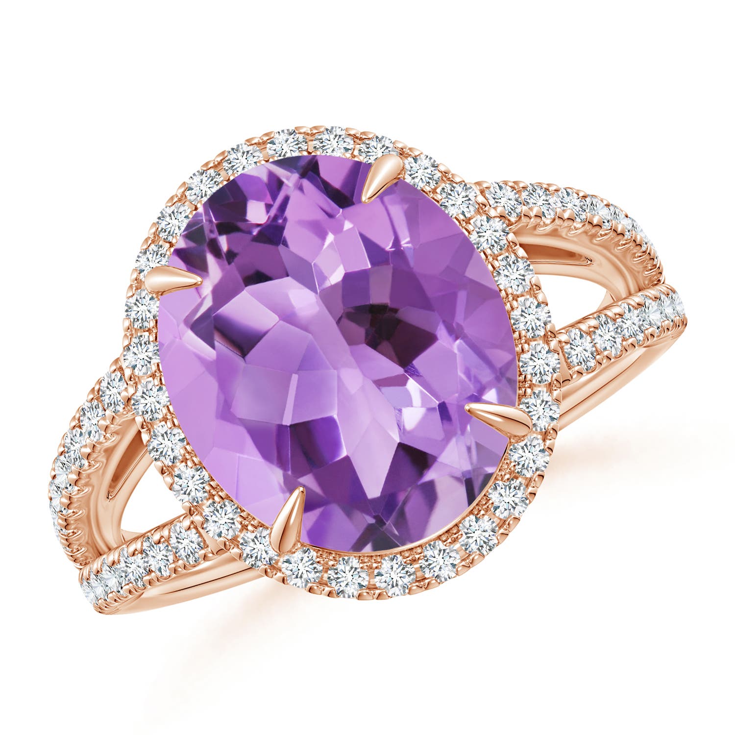 A - Amethyst / 4.84 CT / 14 KT Rose Gold