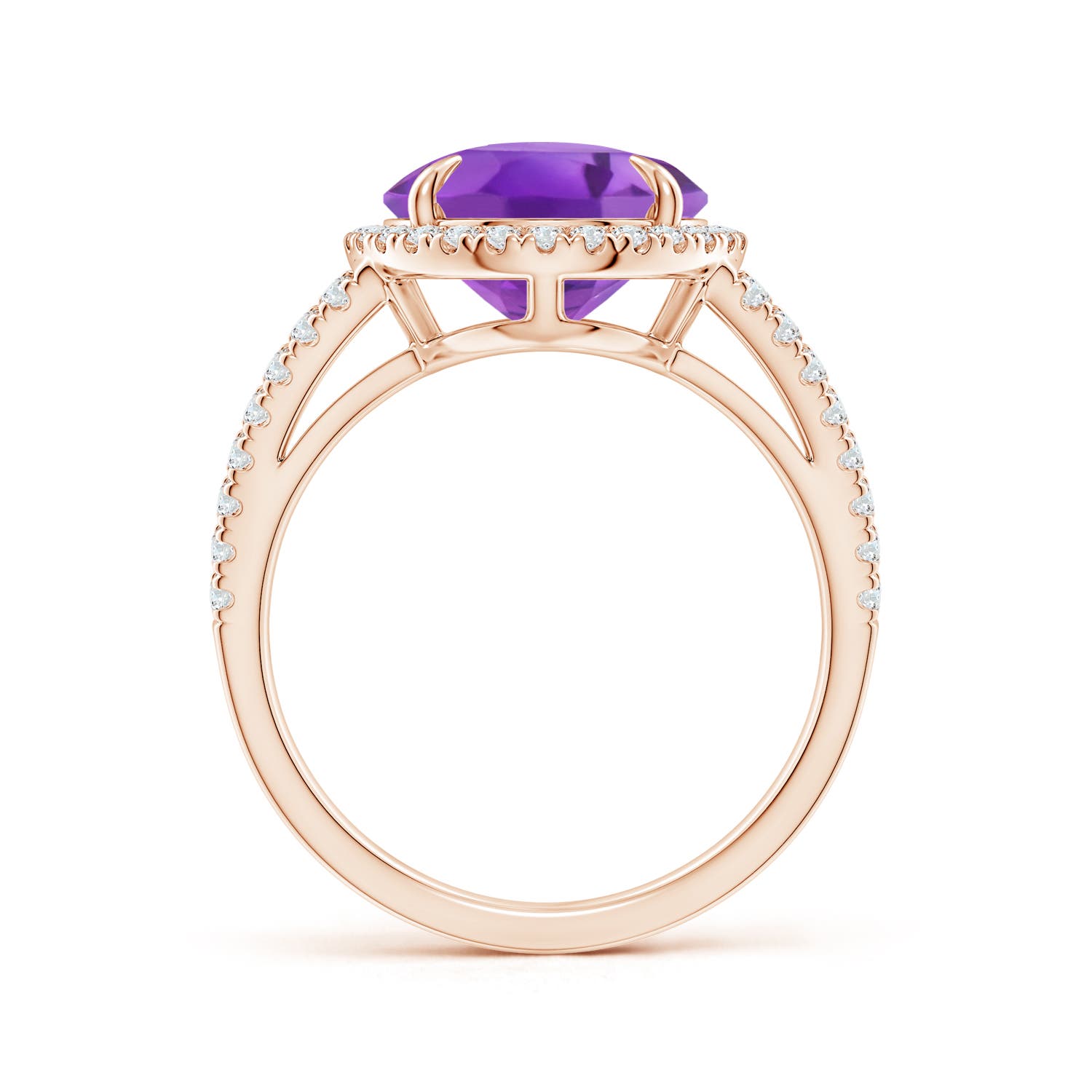 AA - Amethyst / 4.84 CT / 14 KT Rose Gold