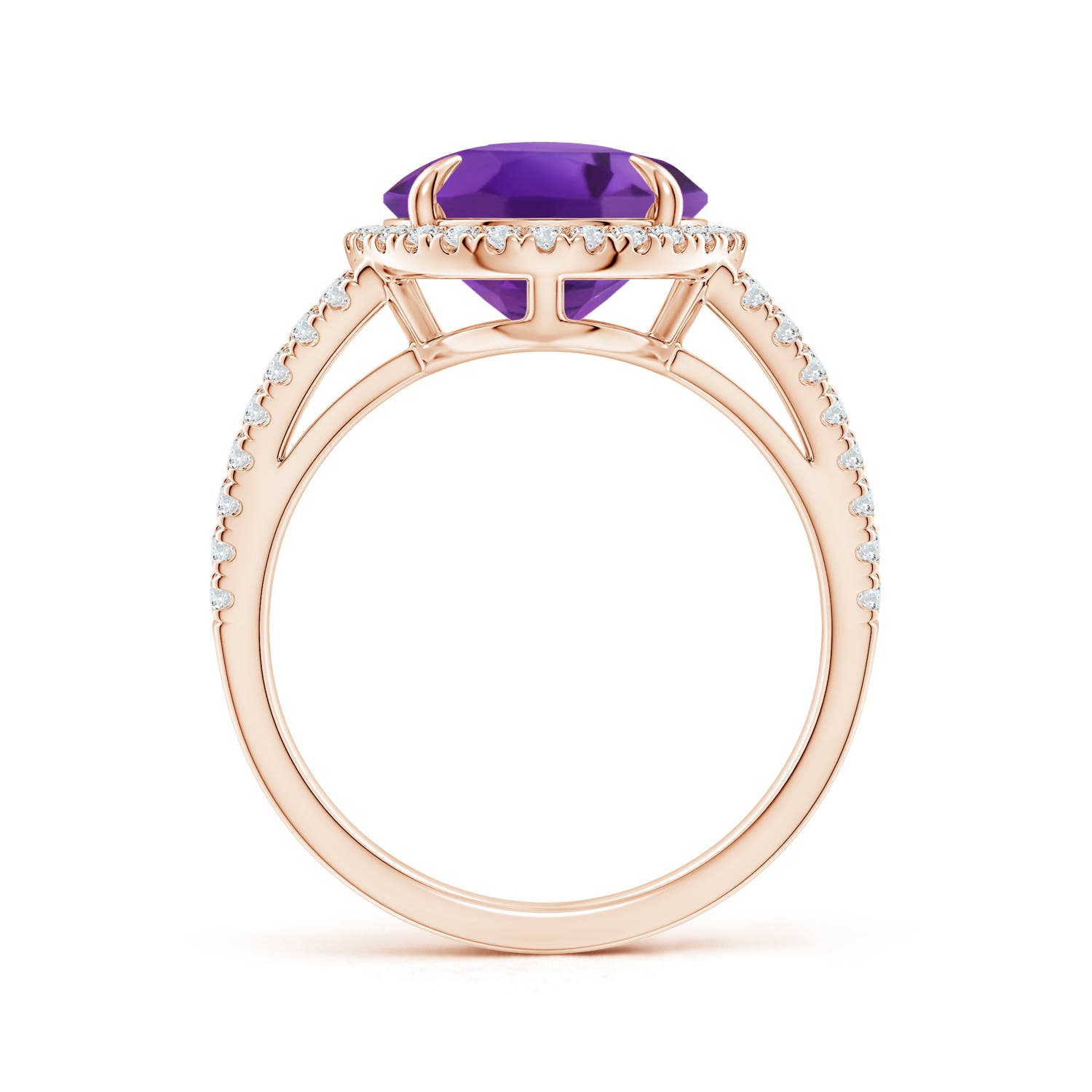 AAA - Amethyst / 4.84 CT / 14 KT Rose Gold