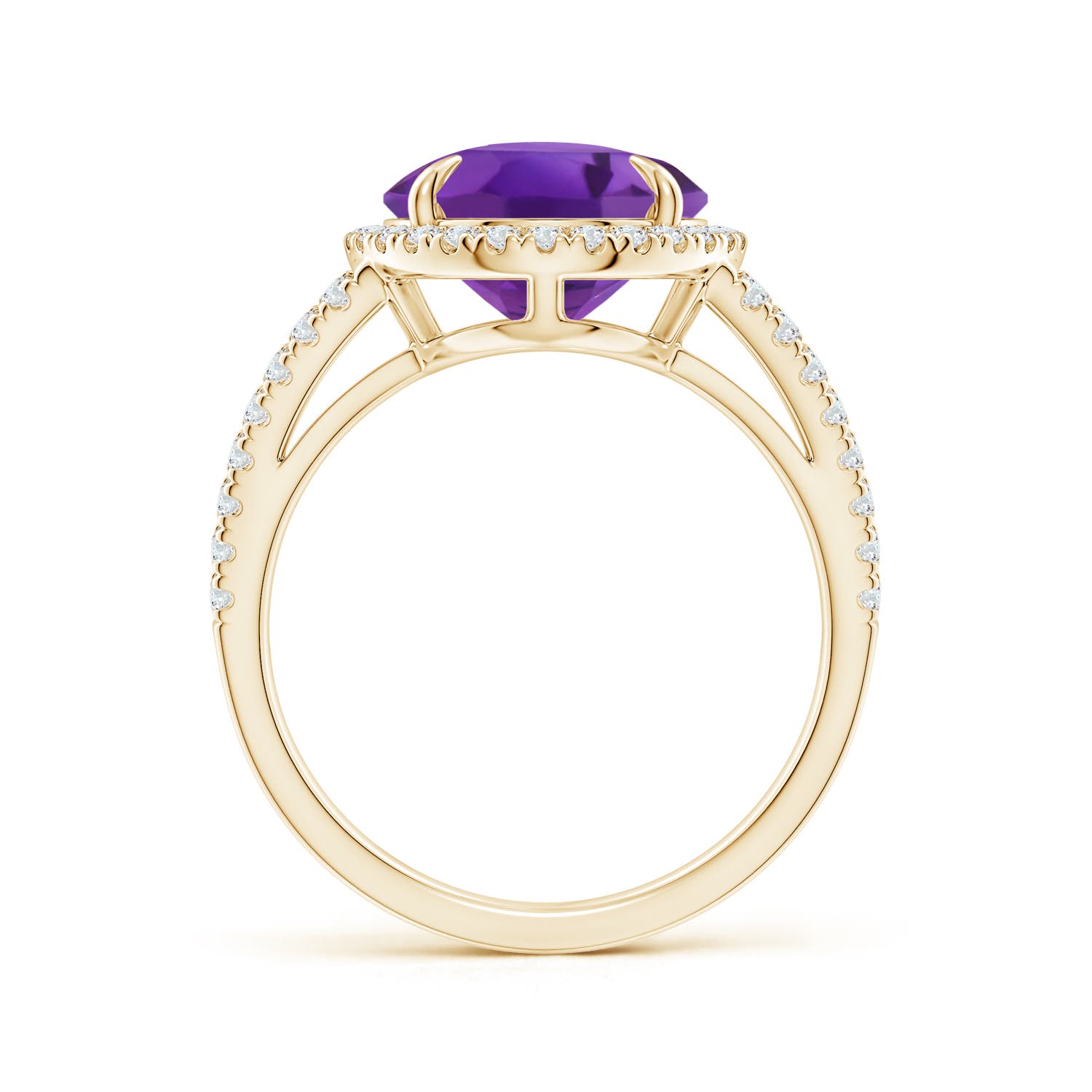 AAA - Amethyst / 4.84 CT / 14 KT Yellow Gold