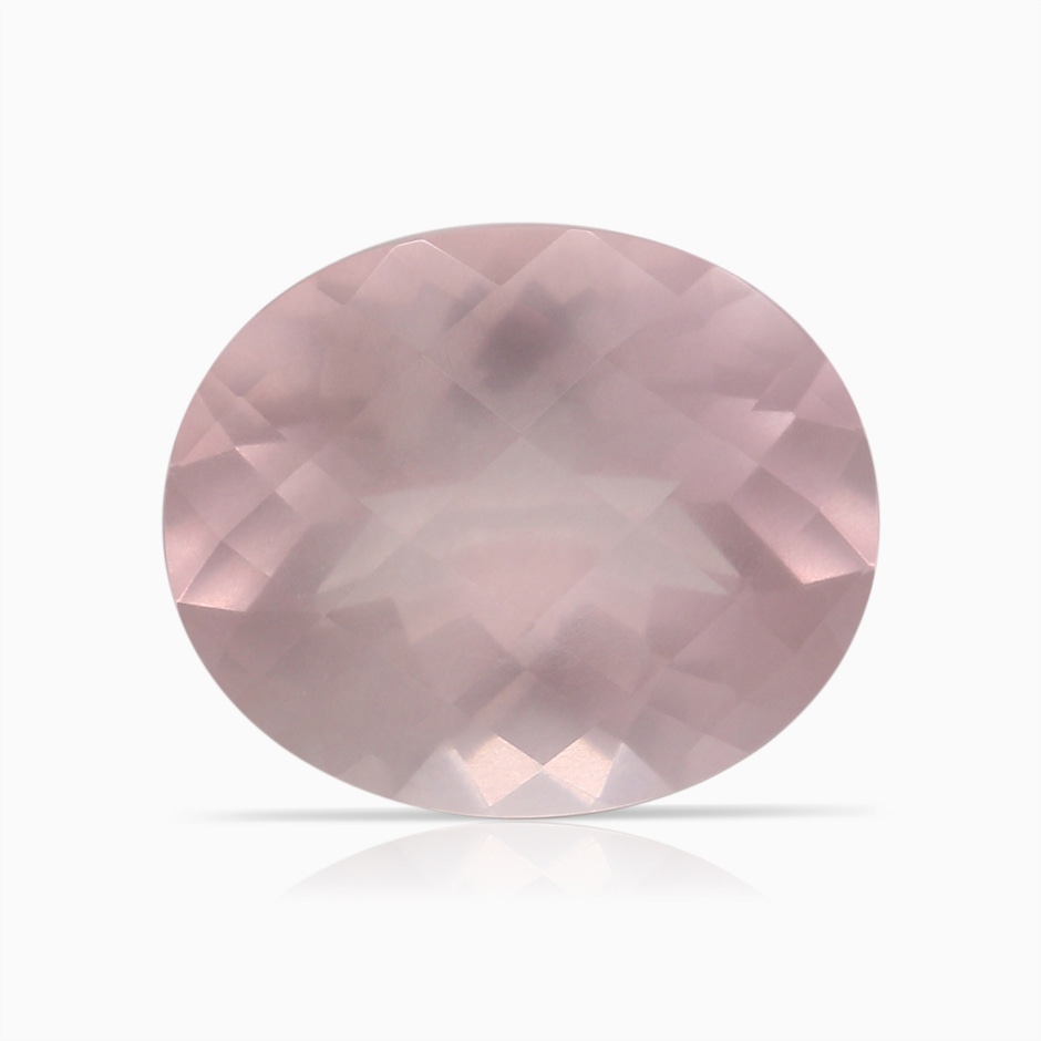 12.14x10.08x6.70mm AAAA Oval GIA Certified Rose Quartz Split Shank Ring with Halo in Yellow Gold side 699