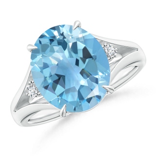 Oval A Swiss Blue Topaz