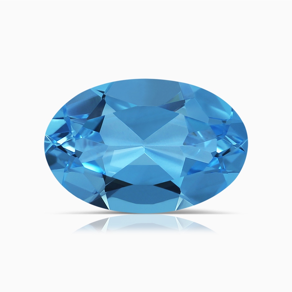 11.99x7.92x4.98mm AAAA GIA Certified Classic Oval Swiss Blue Topaz Split Shank Ring in 18K White Gold side 799