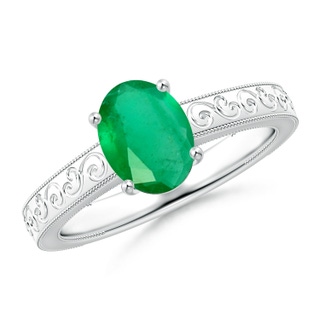 Oval A Emerald