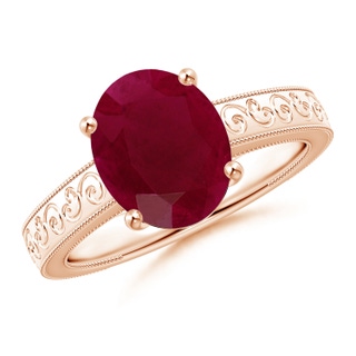 Oval A Ruby