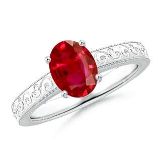 Oval AAA Ruby