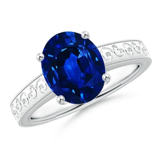 Oval AAAA Blue Sapphire