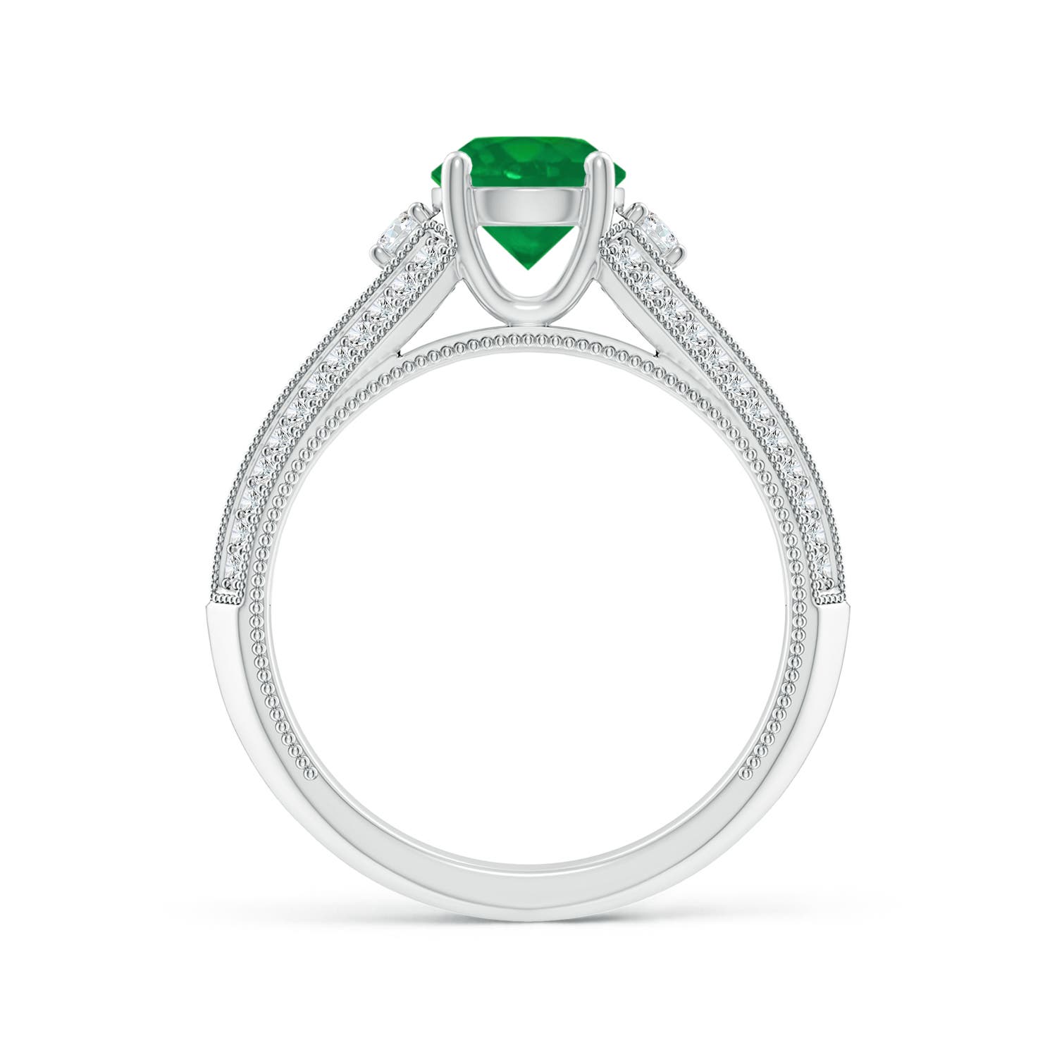 AA - Emerald / 1.33 CT / 14 KT White Gold