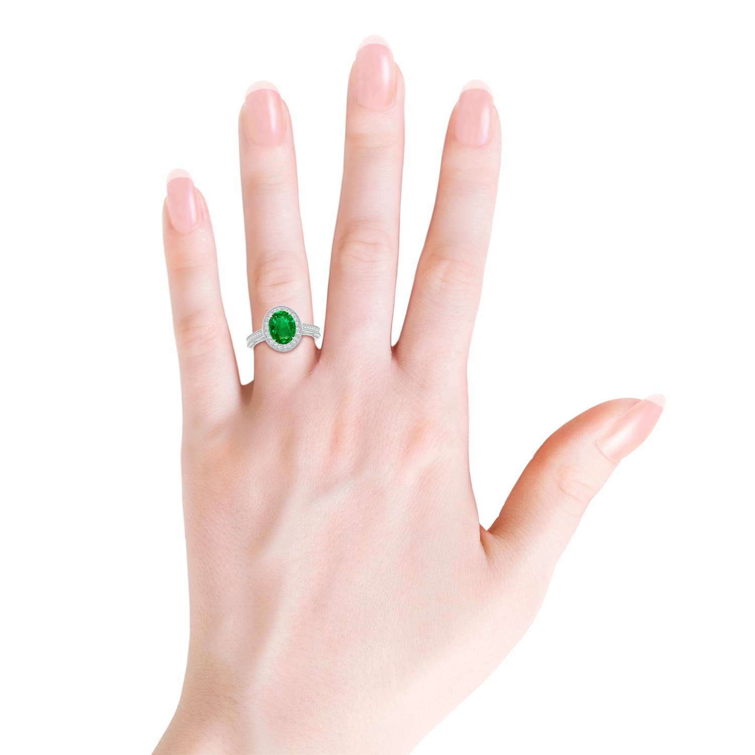 AAAA - Emerald / 1.83 CT / 14 KT White Gold