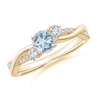 Round A Aquamarine