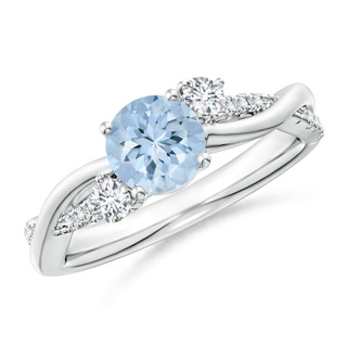 Round AA Aquamarine