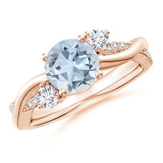 Round A Aquamarine