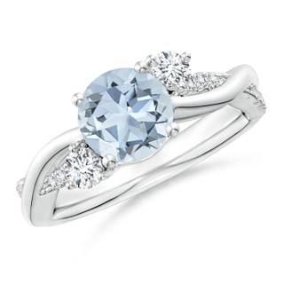 Round A Aquamarine