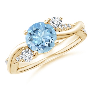 Round AAAA Aquamarine