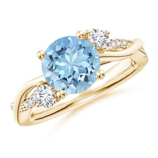 Round AAAA Aquamarine