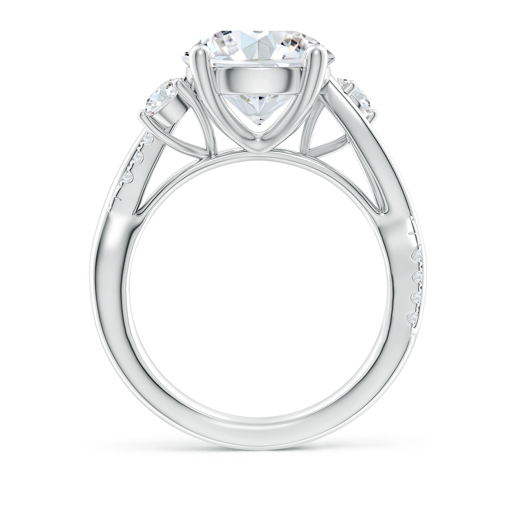 10.1mm GVS2 Nature Inspired Diamond Twisted Vine Ring in P950 Platinum - side 199