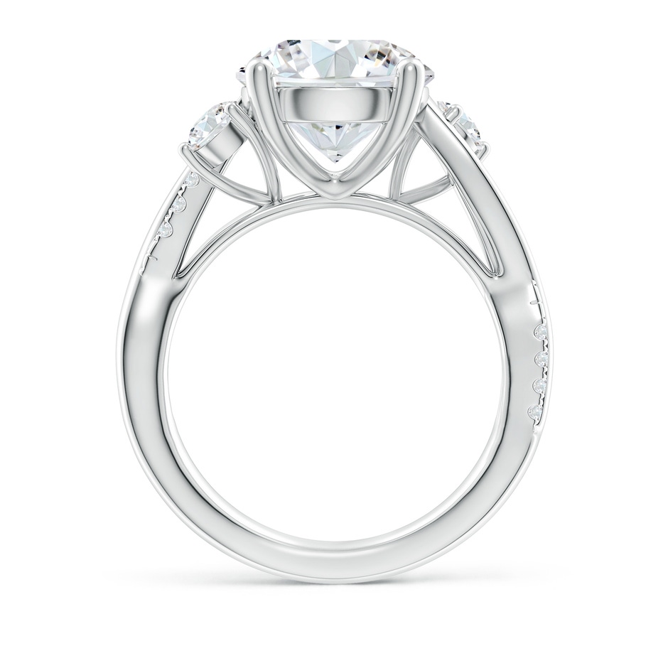 10.1mm GVS2 Nature Inspired Diamond Twisted Vine Ring in P950 Platinum side 199