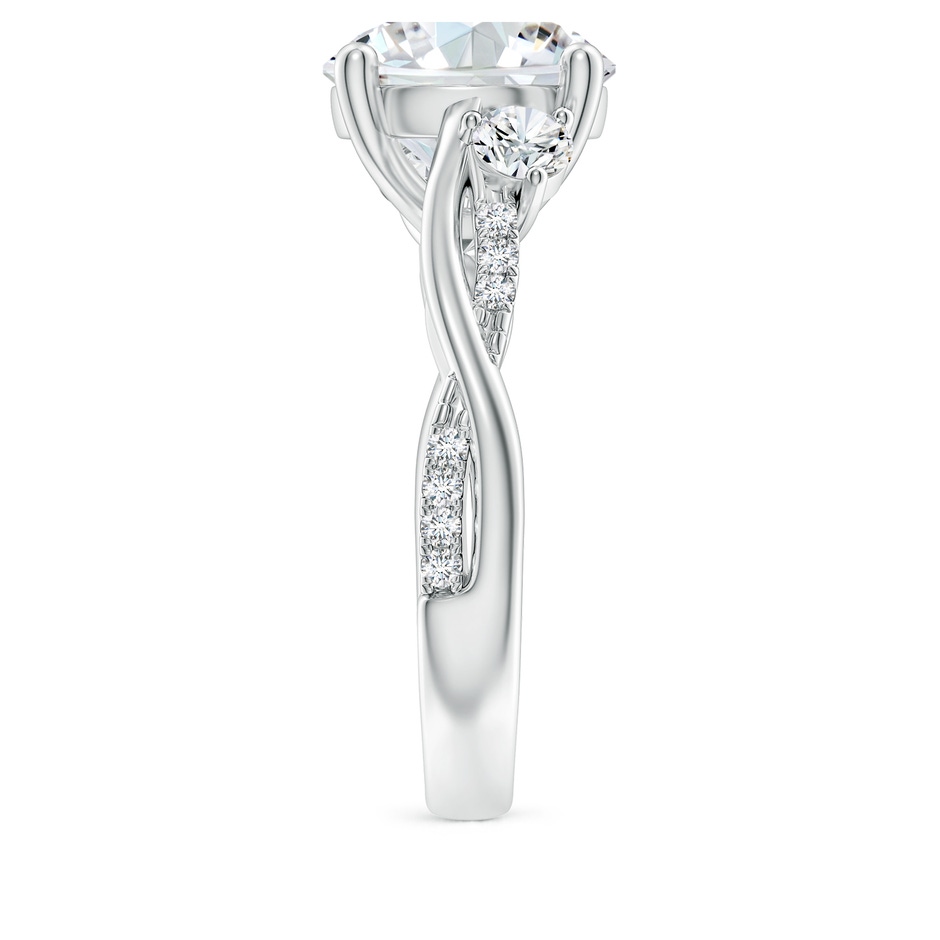 10.1mm GVS2 Nature Inspired Diamond Twisted Vine Ring in P950 Platinum side 299