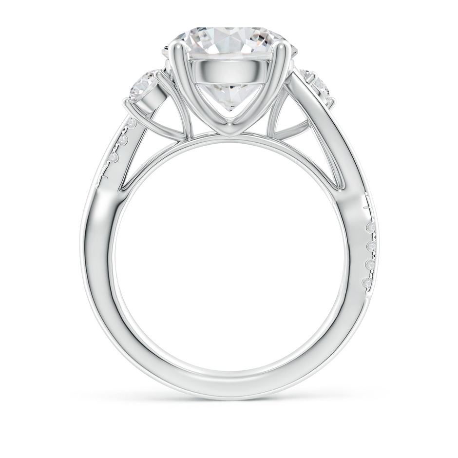 10.1mm HSI2 Nature Inspired Diamond Twisted Vine Ring in P950 Platinum side 199