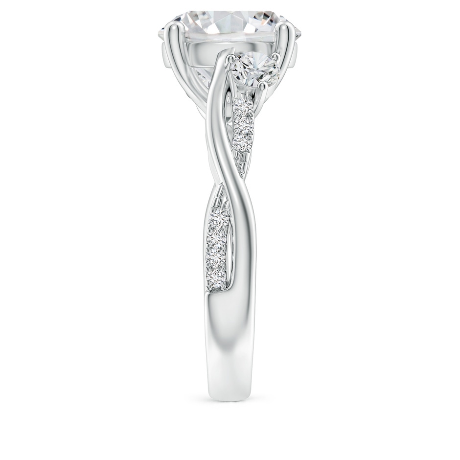 10.1mm HSI2 Nature Inspired Diamond Twisted Vine Ring in P950 Platinum side 299