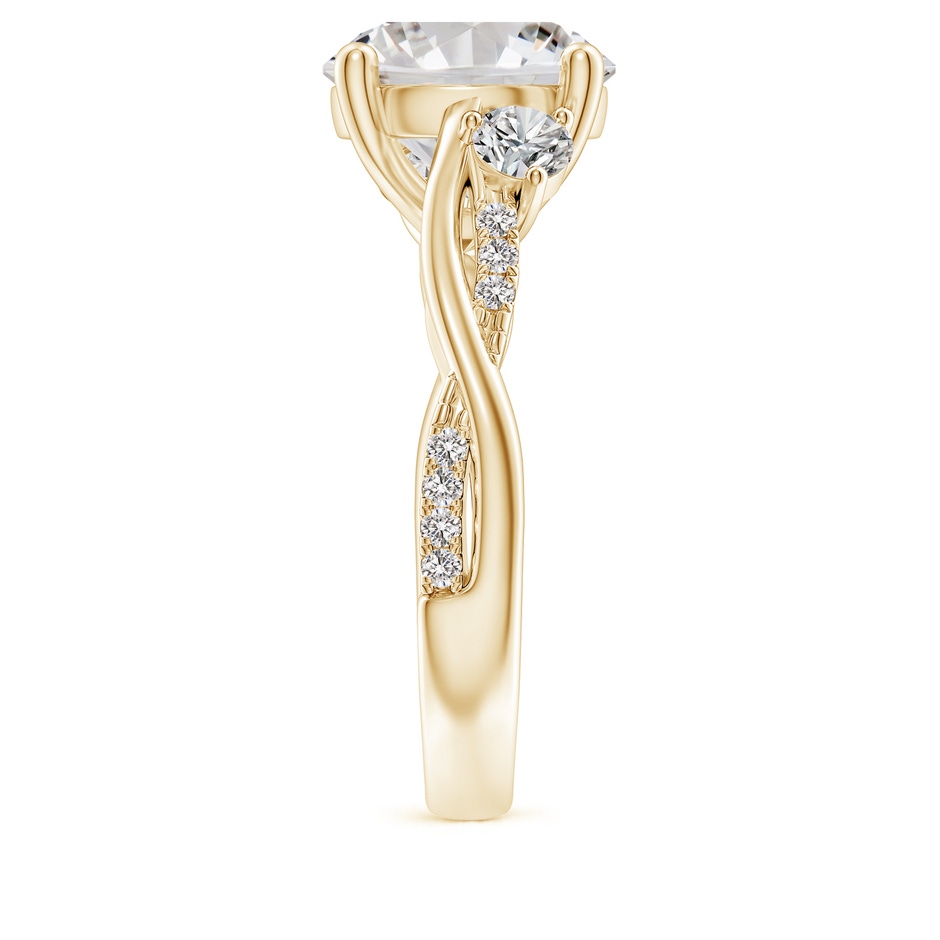 10.1mm IJI1I2 Nature Inspired Diamond Twisted Vine Ring in Yellow Gold side 299