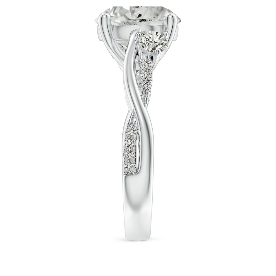 10.1mm KI3 Nature Inspired Diamond Twisted Vine Ring in P950 Platinum side 299