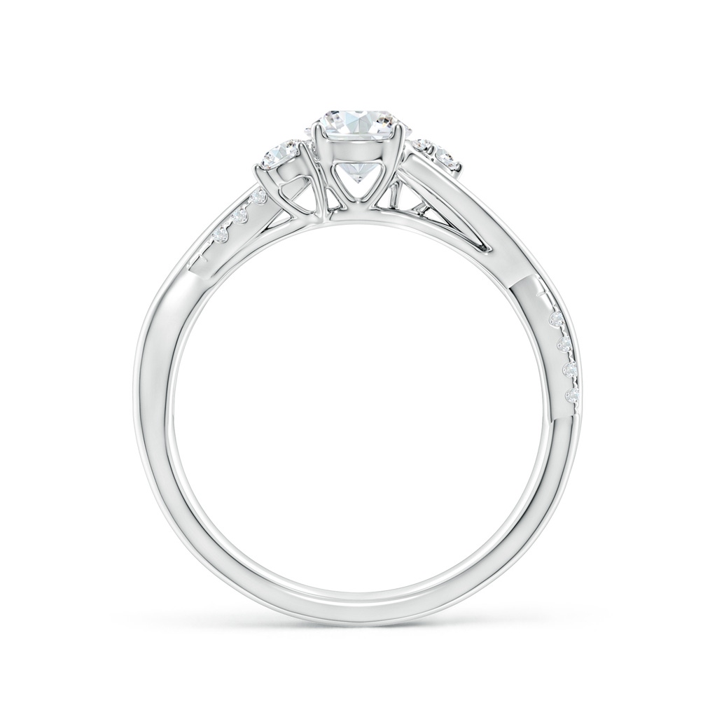 5mm GVS2 Nature Inspired Diamond Twisted Vine Ring in P950 Platinum - side 199